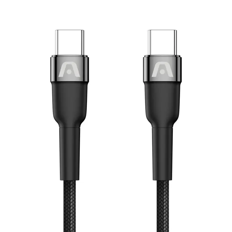 CABLE TRENZADO DE NAILON DURA SPEED DE 100W TIPO C EN AMBOS LADOS DE 3M ARGCB0050BK